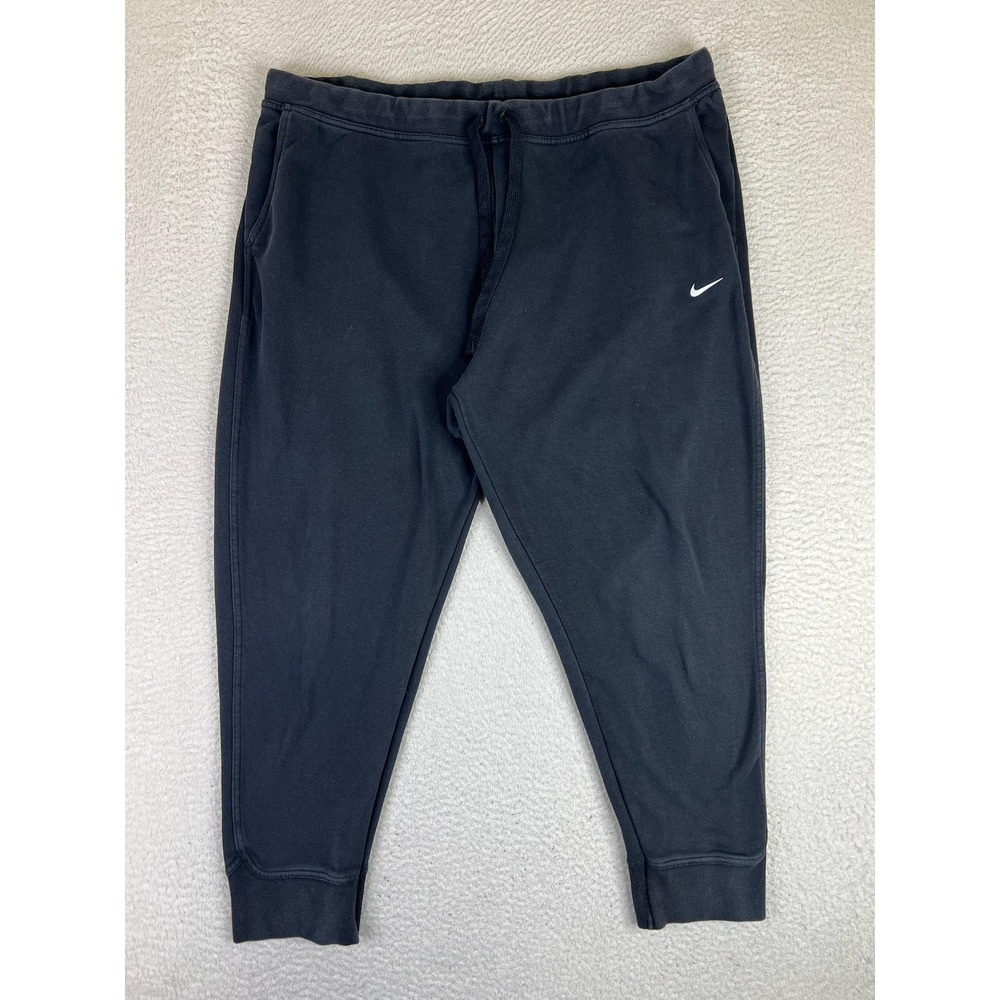 Nike Womens 2X Black Dri-FIT Sweatpants Joggers Athletic DB6080-010